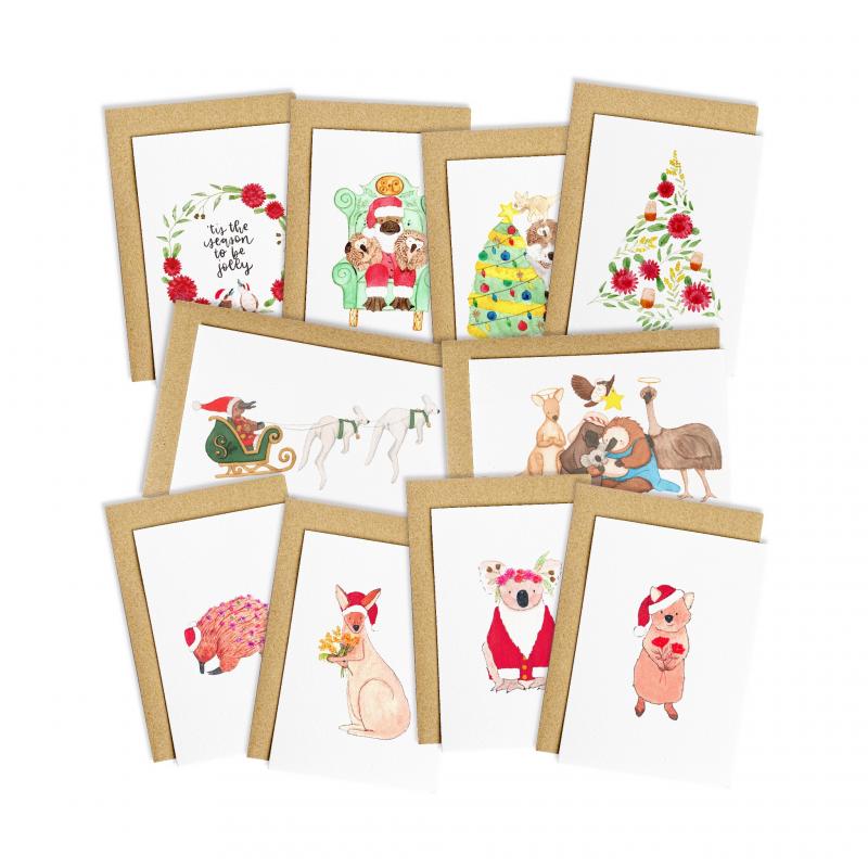 Buy 8 get 2 free Christmas Cards&#33;